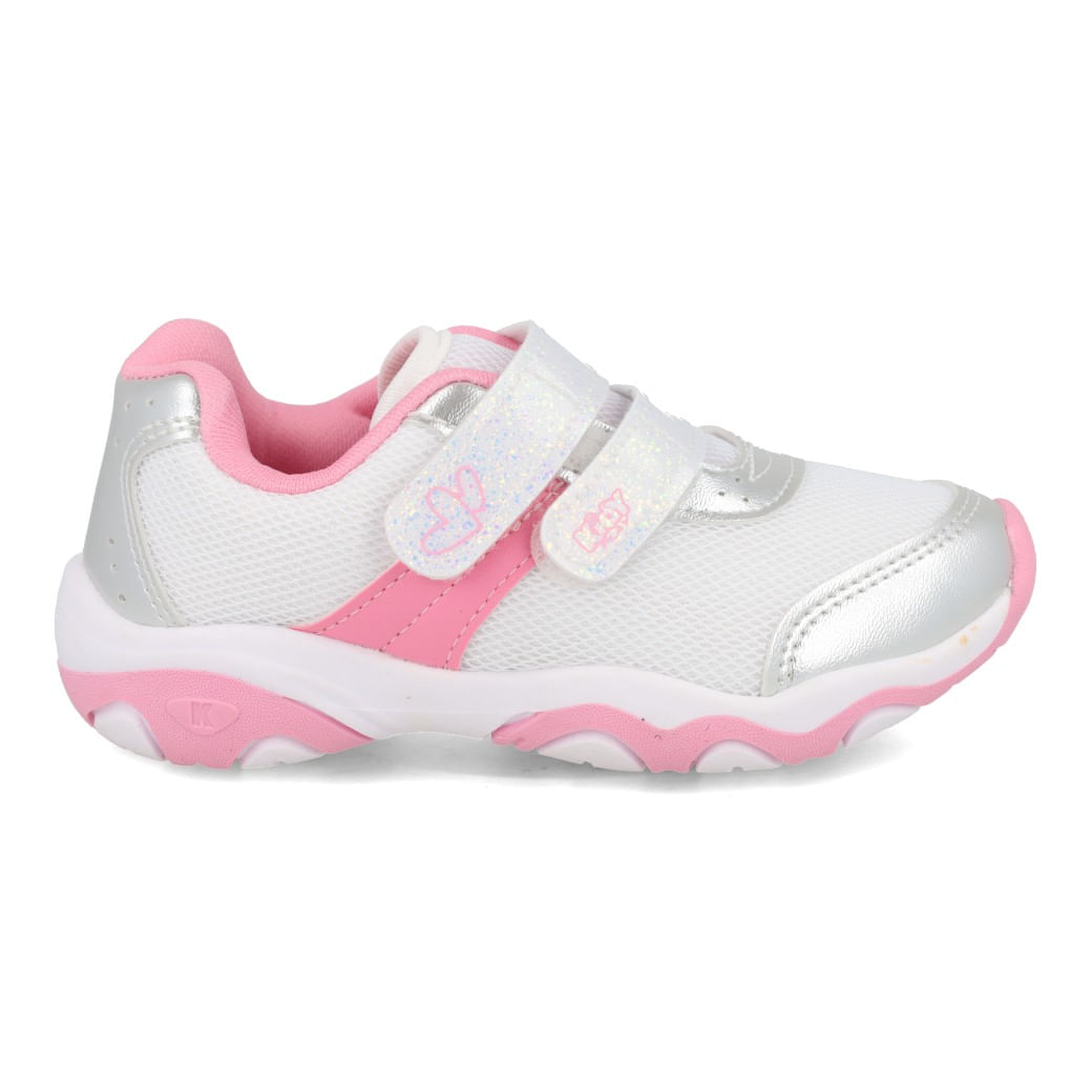 Kidy Tenis 007-1824-0756 Prata-Rosa Sint_3__
